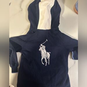 Polo Ralph Lauren Blue Hoodie Shirt 3/3T